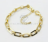 Pulsera de Lujo - 106469 - Pulsera Estilo Link - Oro Laminado 18K