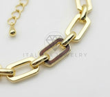 Pulsera de Lujo - 106469 - Pulsera Estilo Link - Oro Laminado 18K
