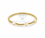 Pulsera de Lujo - 106881 - Pulsera Diseño Europeo Perlitas - Oro Laminado 18K