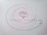 Cadena Cable 1.5mm - Plata .925