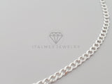 Cadena Cubana 3mm Plata .925