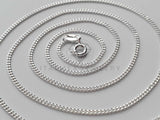 Cadena Cubana 1mm Plata .925