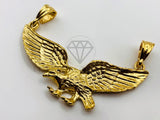 Dije de Lujo - 100450 - Águila en Vuelo Dorada - Oro Laminado 18K