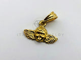 Dije de Lujo - 104188 - Dije Rostro de Angelito - Oro Laminado 18K