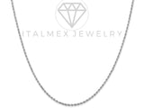 Cadena Torzal 1.5mm - Plata .925