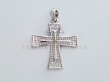Dije Religioso - 105171 - Dije Cruz Cuadrada Plata .925
