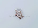 Dije Elegante - 104992 - Diseño Tortuga con Circonia Mini - Plata .925