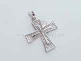 Dije Religioso - 105171 - Dije Cruz Cuadrada Plata .925