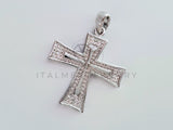Dije Religioso - 105171 - Dije Cruz Cuadrada Plata .925