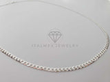 Cadena Cubana 3mm Plata .925