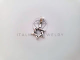 Dije Religioso - 104416 - Dije de Estrella de David en Plata Fina .925