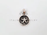 Dije No Religioso - 104462 - Dije de Medalla Estrella Plata .925
