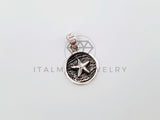 Dije No Religioso - 104462 - Dije de Medalla Estrella Plata .925