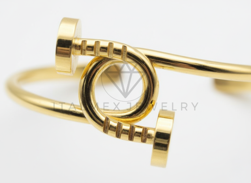 Pulsera de Lujo - 106448 - Pulsera Inspirado Cartier Clavo - Oro Laminado 18K
