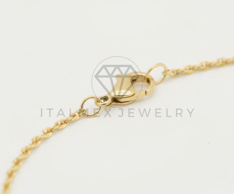 Cadena de Lujo - 106452 - Cadena Cable 1.5MM - Oro Laminado 18K