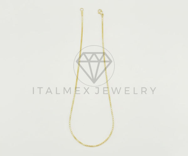Cadena de Lujo - 106453 - Cadena Cable - Oro Laminado 18K