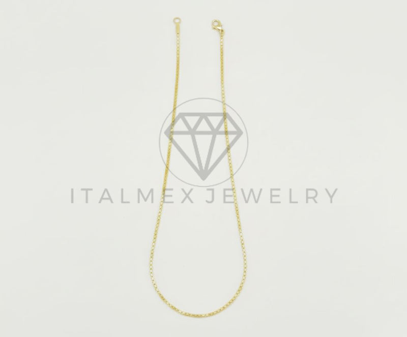 Cadena de Lujo - 106453 - Cadena Cable - Oro Laminado 18K