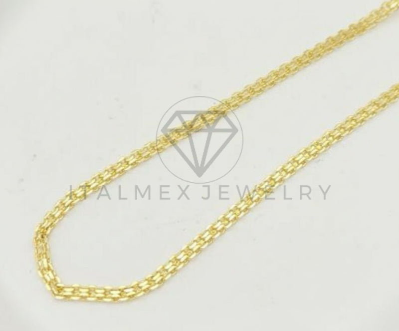 Cadena de Lujo - 106453 - Cadena Cable - Oro Laminado 18K