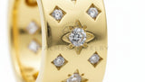 Arete de Lujo - 106461 - Huggie Inspirado Louis Vuitton CZ Clara - Oro Laminado 18K