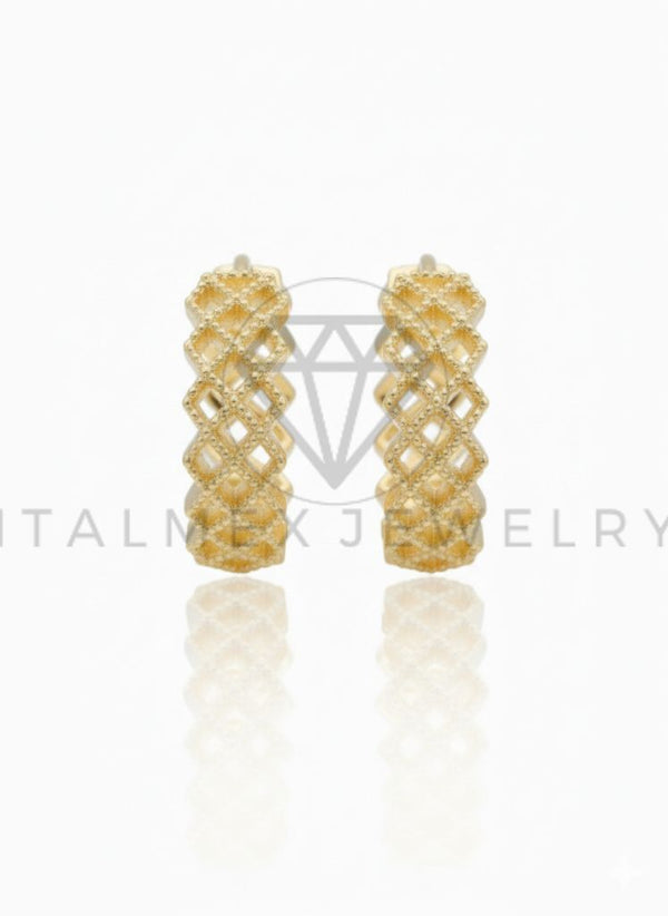 Arete de Lujo - 106676 - Arete sin broche - Oro Laminado 18K