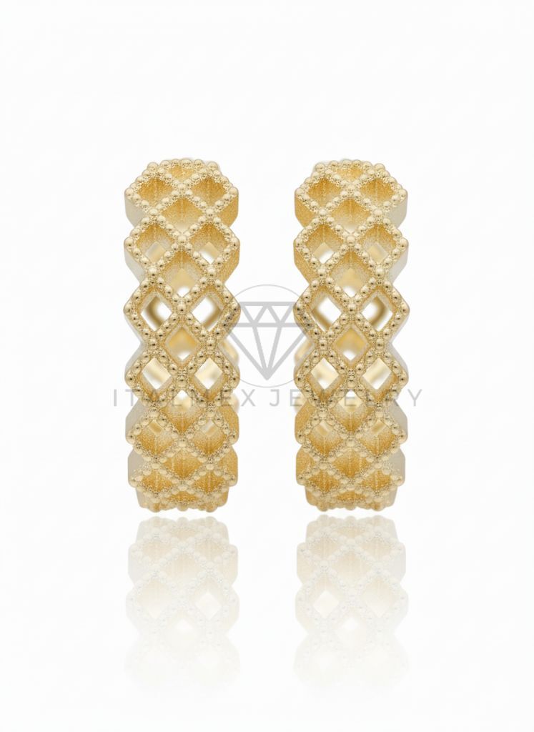 Arete de Lujo - 106676 - Arete sin broche - Oro Laminado 18K