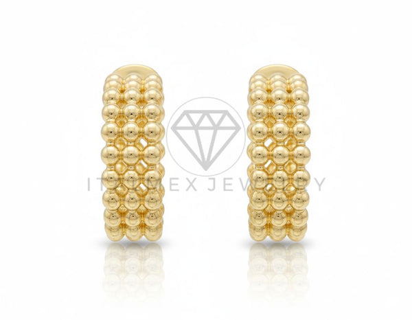 Arete de Lujo - 106677 - Arete sin broche - Oro Laminado 18K