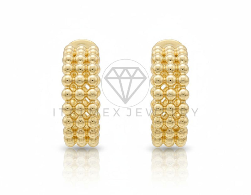 Arete de Lujo - 106677 - Arete sin broche - Oro Laminado 18K