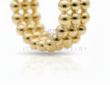 Arete de Lujo - 106677 - Arete sin broche - Oro Laminado 18K