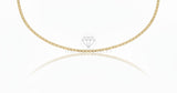 Cadena de Lujo - 106584 - Cadena Estilo Marinera 4MM/24" - Oro Laminado 18K