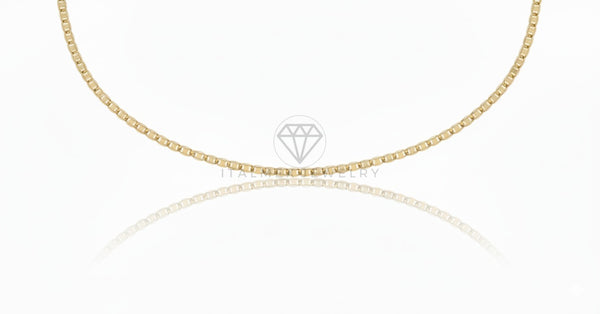 Cadena de Lujo - 106584 - Cadena Estilo Marinera 4MM/24" - Oro Laminado 18K