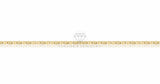 Cadena de Lujo - 106584 - Cadena Estilo Marinera 4MM/24" - Oro Laminado 18K
