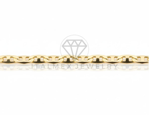 Cadena de Lujo - 106738 - Cadena 3MM/24" - Oro Laminado 18K