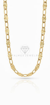 Cadena de Lujo - 106739 - Cadena 4MM/20" - Oro Laminado 18K