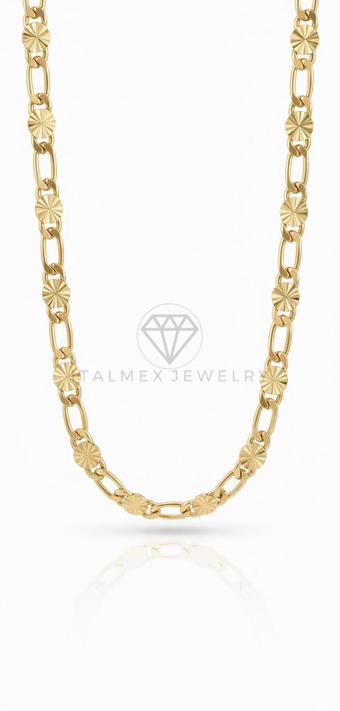 Cadena de Lujo - 106739 - Cadena 4MM/20" - Oro Laminado 18K
