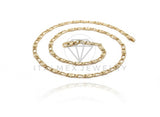 Cadena de Lujo - 106739 - Cadena 4MM/20" - Oro Laminado 18K