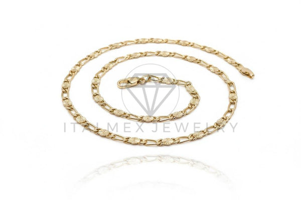 Cadena de Lujo - 106739 - Cadena 4MM/20" - Oro Laminado 18K