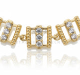 Pulsera de Lujo - 106805 - Pulsera CZ Clara - Oro Laminado 18K