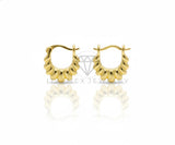 Arete de Lujo - 106821 - Arracada Oro Laminado 18K