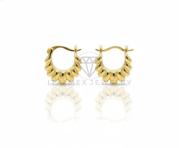 Arete de Lujo - 106821 - Arracada Oro Laminado 18K