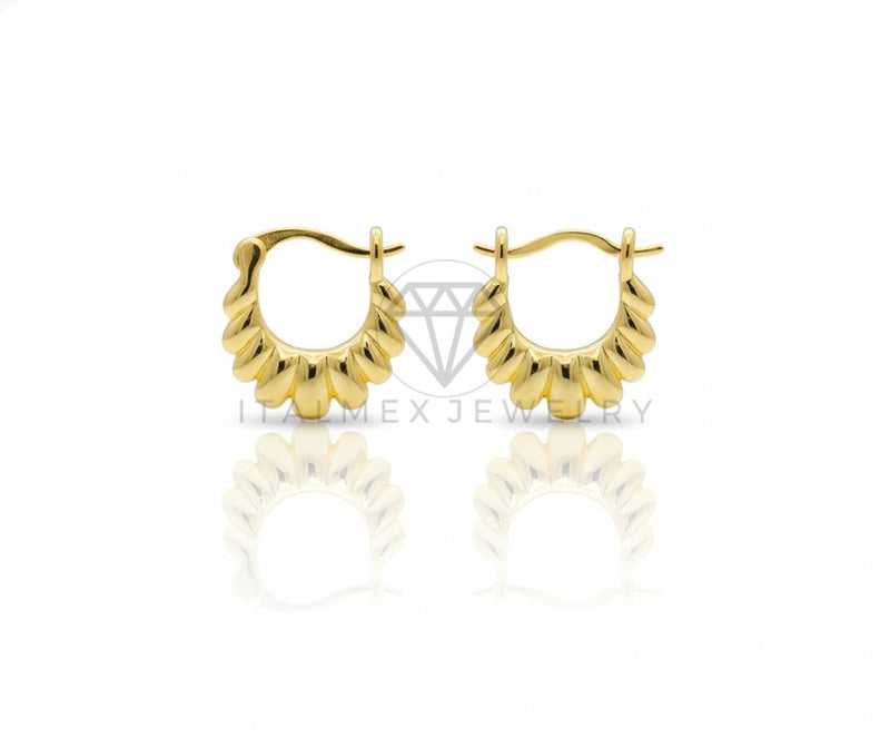 Arete de Lujo - 106821 - Arracada Oro Laminado 18K