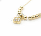 Collar Elegante - 106921 - Collar Diseño Europeo CZ Clara- Oro Laminado 18K