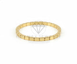 Pulsera de Lujo - 106926 - Pulsera Cubos Rectangulares - Oro Laminado 18K