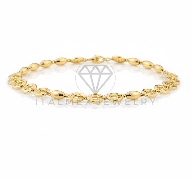 Collar Elegante - 106929 - Collar Circulos - Oro Laminado 18K