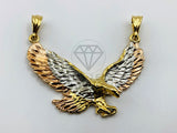 Dije de Lujo - 100460 - Águila en Vuelo 3 Oros -  Oro Laminado 18K