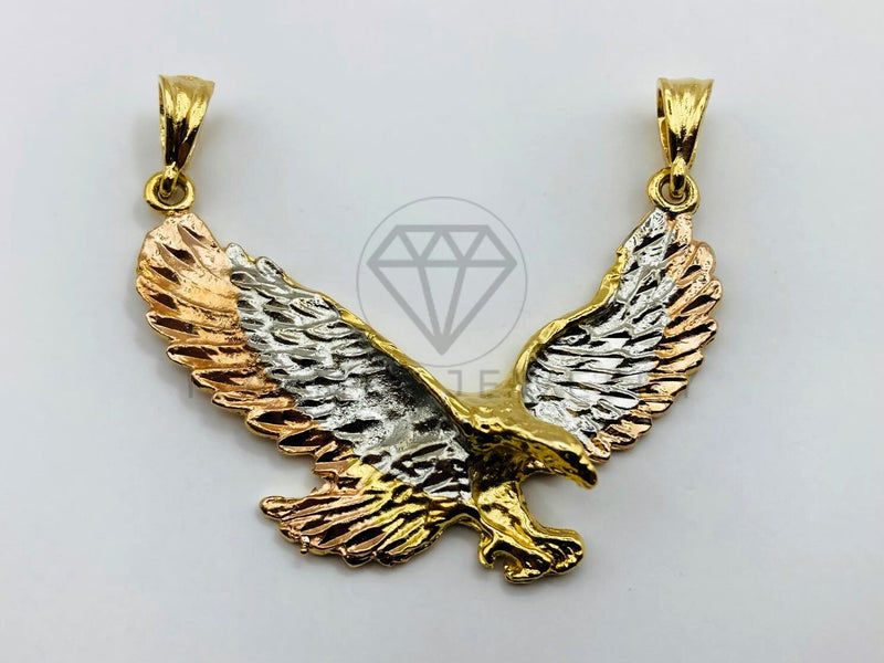 Dije de Lujo - 100460 - Águila en Vuelo 3 Oros -  Oro Laminado 18K