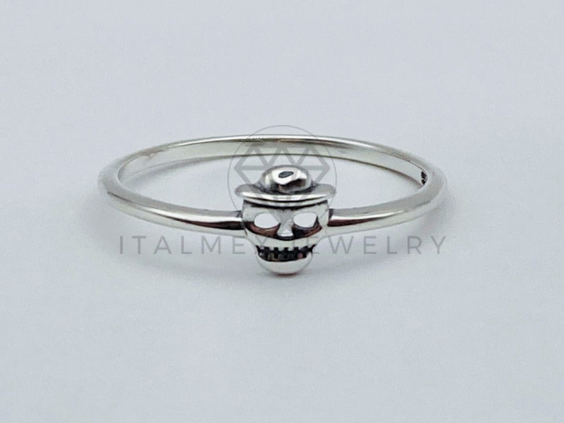 Anillo de Lujo - 106060 - Anillo Calavera Día de los Muertos - Plata .925