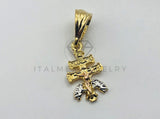 Dije de Lujo - 104249 - Cruz de Caravaca Tamaño Mini - Oro Laminado 18K