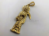 Dije de Lujo - 100486 - Dije Santa Muerte Dorada - Oro Laminado 18K