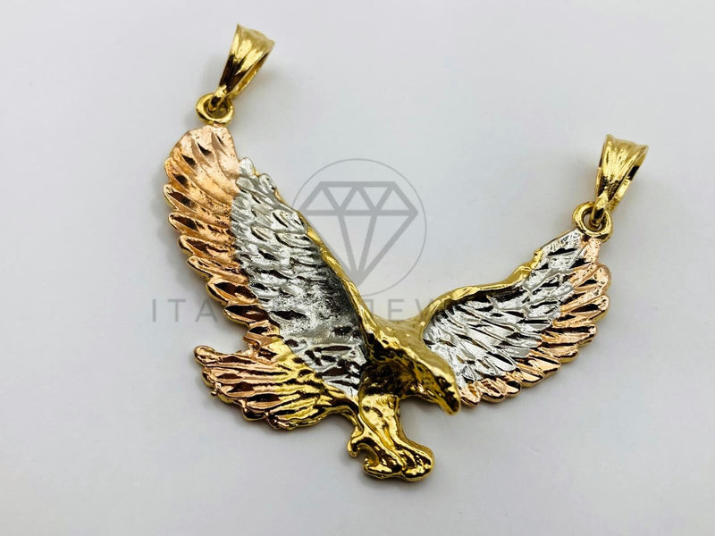 Dije de Lujo - 100460 - Águila en Vuelo 3 Oros -  Oro Laminado 18K