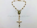 Pulsera Elegante - 102099 - Misterio de Jesucristo Nuestro Señor Oro Laminado 18K